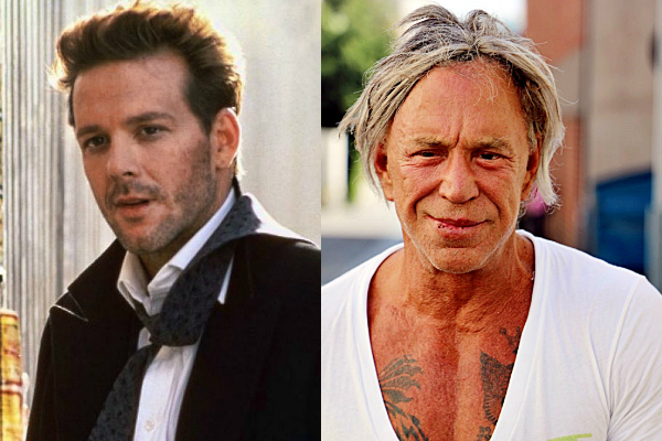 Mickey Rourke antes y despues - Las 16 peores cirugías de famosos WTF!