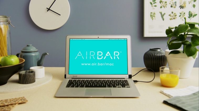 airbar dale 758x426 - AirBar para transformar las MacBook Air en pantallas táctiles