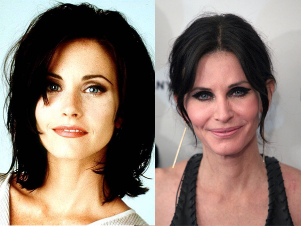 courteney cox - Las 16 peores cirugías de famosos WTF!