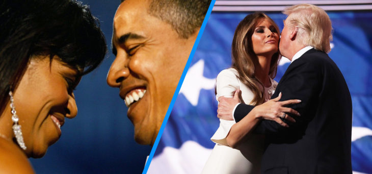 11 obama vs trump - El Amor de "Los Obama" VS "Los Trump" #SanValentin