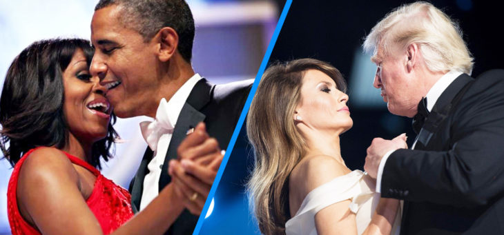 12 obama vs trump - El Amor de "Los Obama" VS "Los Trump" #SanValentin