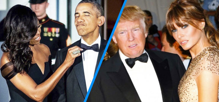15 obama vs trump - El Amor de "Los Obama" VS "Los Trump" #SanValentin