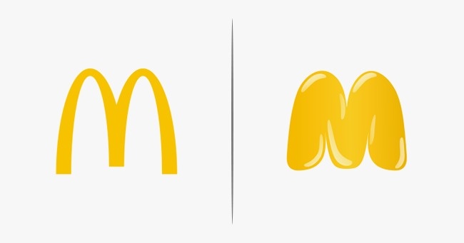 MAC DONALDS - Logos de algunas marcas, si reflejaran la esencia de sus productos