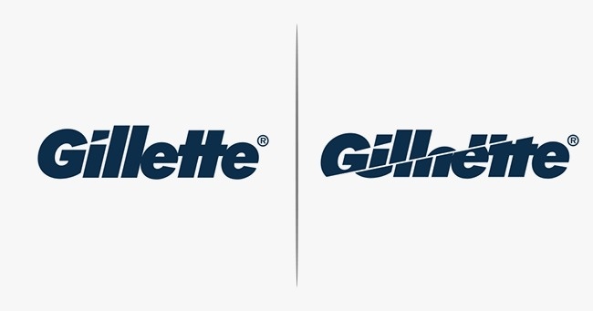 gillete - Logos de algunas marcas, si reflejaran la esencia de sus productos