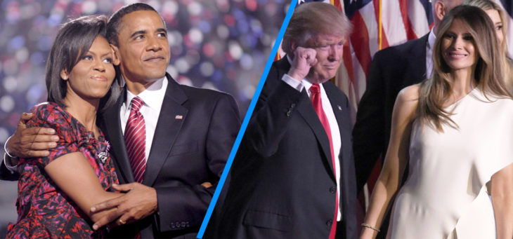 obama vs trump  - El Amor de "Los Obama" VS "Los Trump" #SanValentin