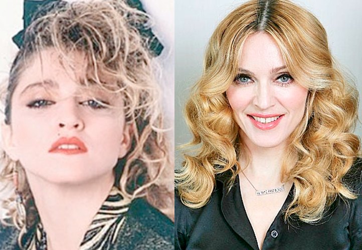 Madonna - Así están ahora algunas de las bellas famosas de los 80 y 90