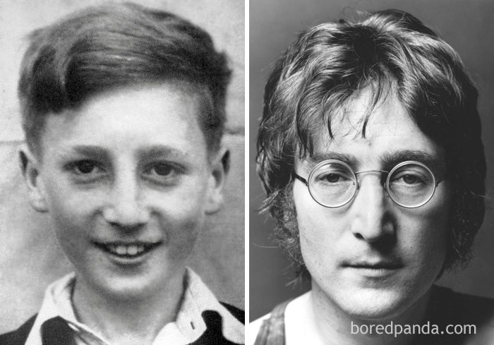 childhood celebrities when they were young kids 11 58b3e884d6430  700 - John Lennon