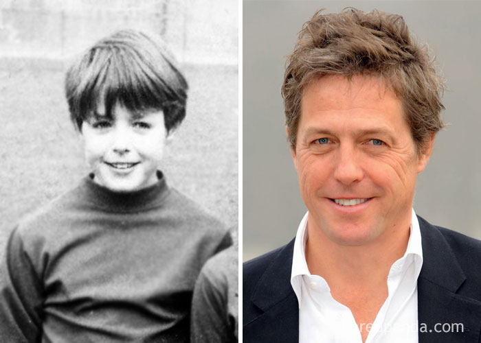 childhood celebrities when they were young kids 2 58b3e875c5bd1  700 - Hugh Grant