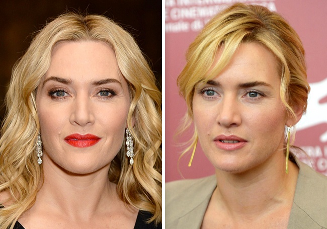 Kate Winslet - 10 Celebridades sin Maquillaje. MakeUp Free