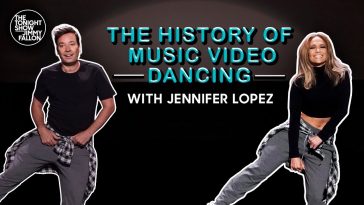 Jennifer Lopez con Jimmy Fallon