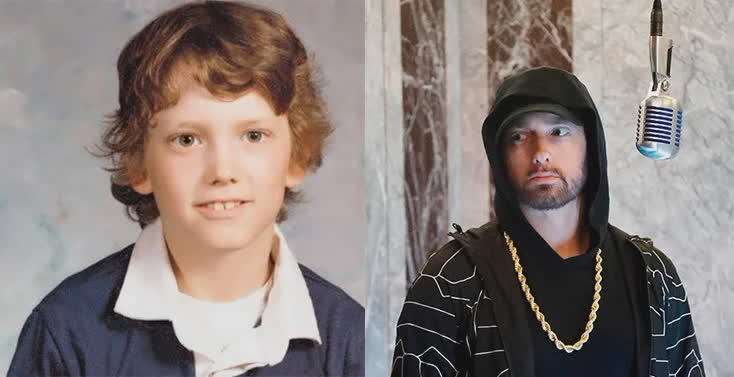 Eminem1 - 12 FOTOS DE FAMOSOS antes de ser FAMOSOS