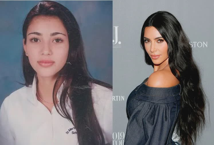 Kim Kardashian1 - 12 FOTOS DE FAMOSOS antes de ser FAMOSOS