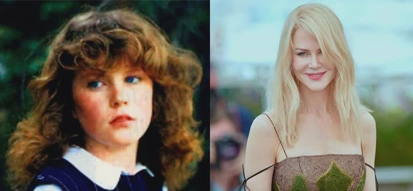 Nicole Kidman1 - 12 FOTOS DE FAMOSOS antes de ser FAMOSOS