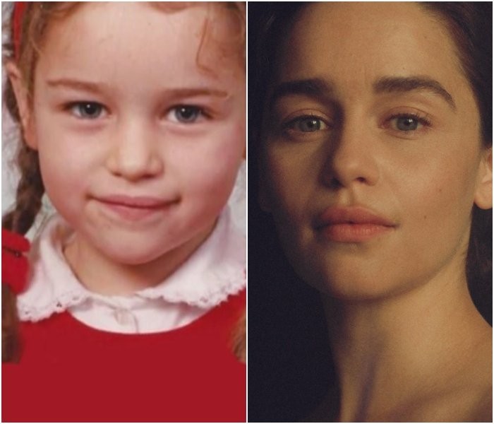 Emilia Clarke - Margot Robbie y 14 Celebridades cuando eran niños