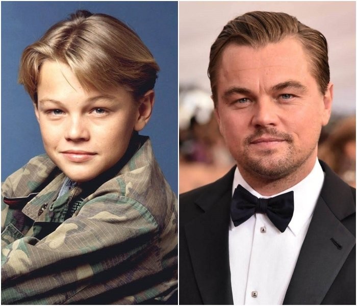 Leonardo DiCaprio - Margot Robbie y 14 Celebridades cuando eran niños
