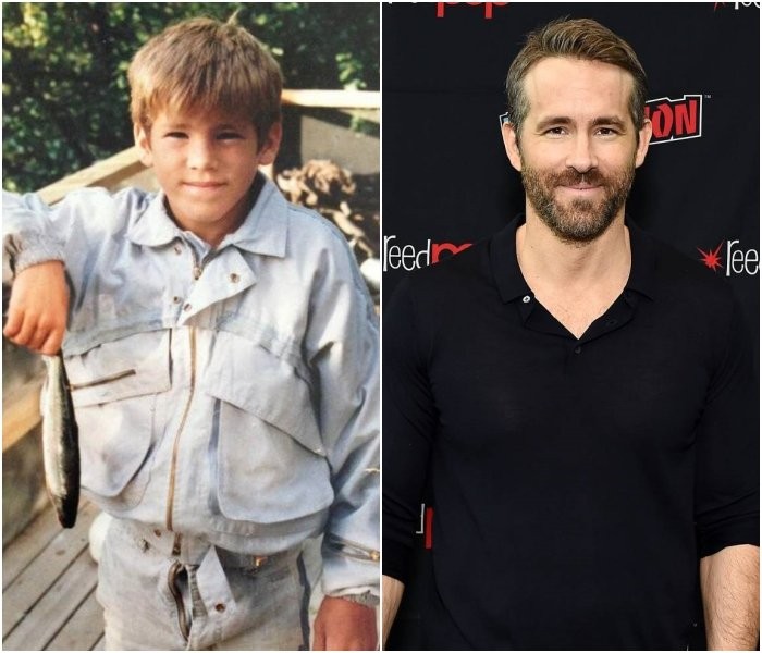 Ryan Reynolds - Margot Robbie y 14 Celebridades cuando eran niños
