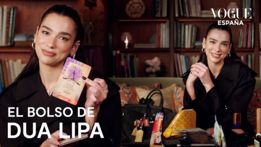 DUA LIPA EN SU BOLSO DALENEWS 527x297 - ¿Qué hay en el bolso de Dua Lipa?