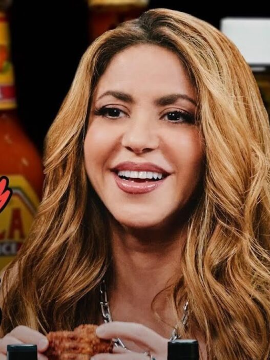 SHAKIRA HOT ONE DALENEWS 527x703 - Shakira Howls Like a She-Wolf While Eating Spicy Wings
