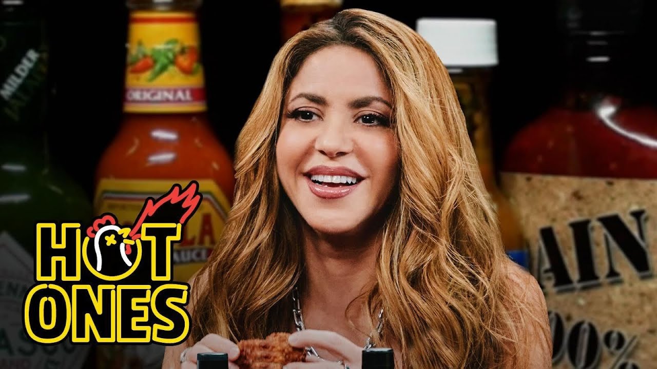 SHAKIRA HOT ONE DALENEWS - Shakira Howls Like a She-Wolf While Eating Spicy Wings