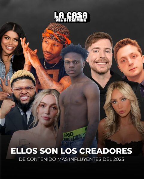 lacasadelstreaming  1756343705 1 481x600 - Los creadores de contenido más influyentes de 2025