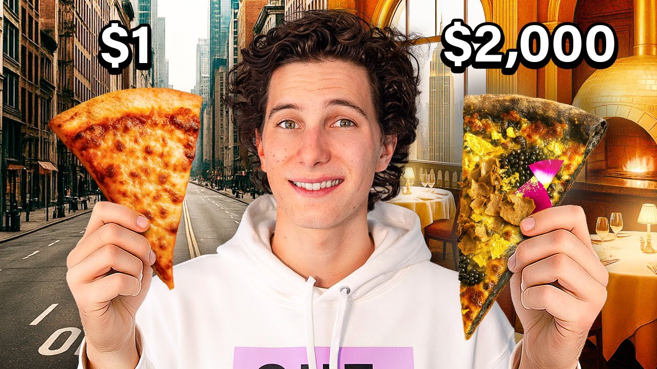 PIZZA MAS CARA DE NY DALENEWS - La Pizza más cara del Mundo Vs Pizza $1 en NY