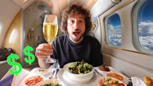 Vole en el asiento de 15000 con ducha dalenews 527x297 - Luisito Comunica en asiento de avión de  $15K con ducha: ¿vale la pena?