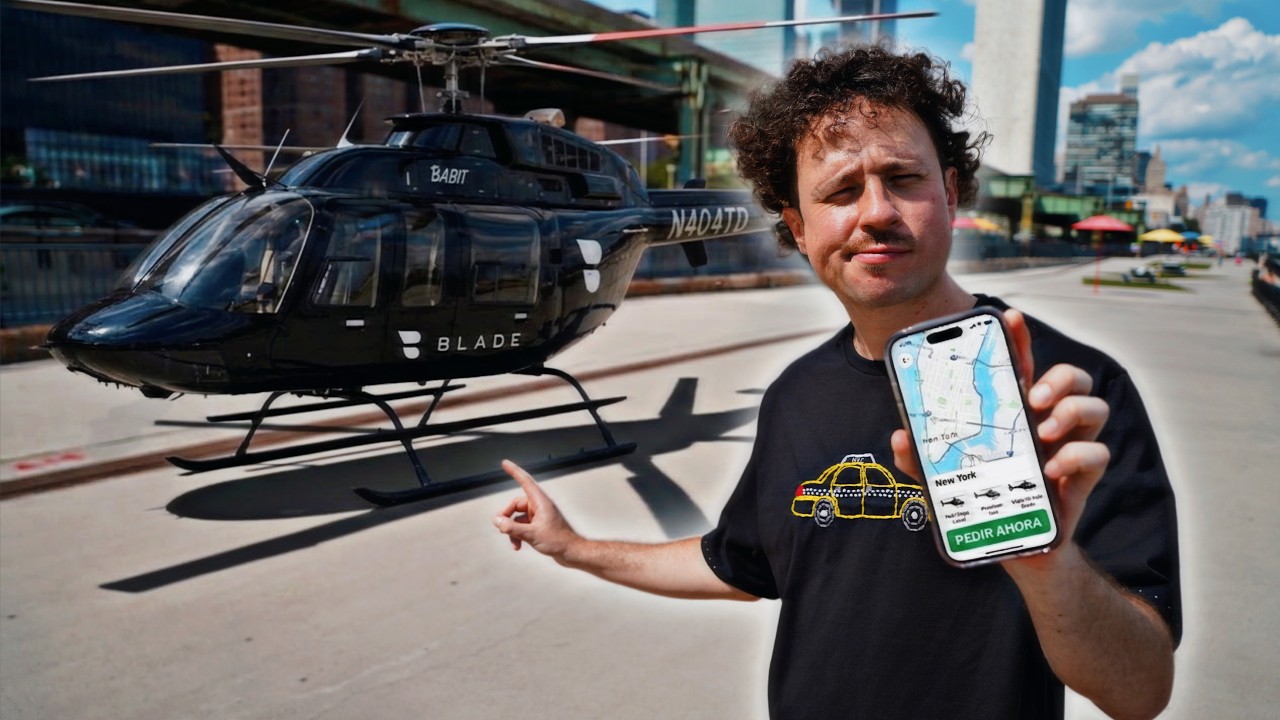 Probando el UBER de helicópteros para millonarios 🚁 Probando el UBER de helicopteros para millonarios dalenow - Probando el UBER de helicópteros para millonarios 🚁